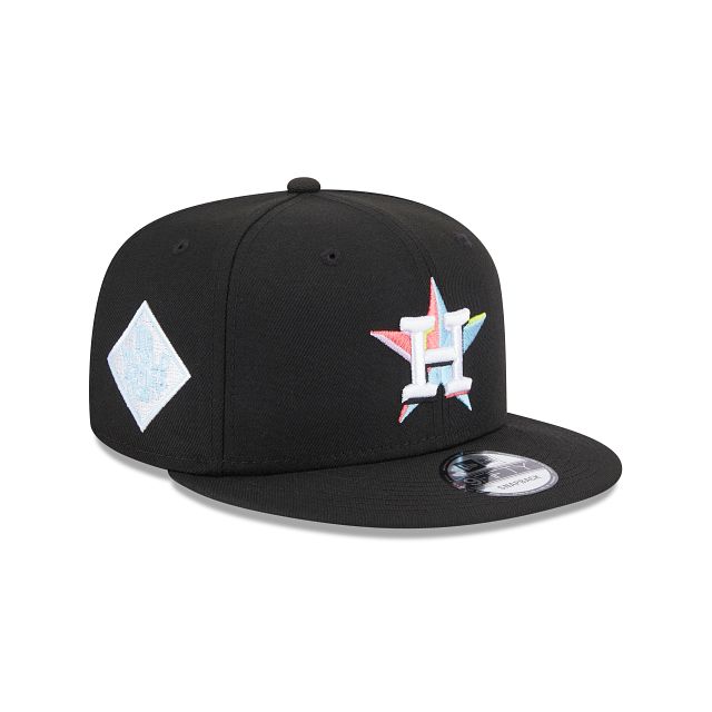 Houston Astros Color Pack Black 9FIFTY Snapback Hat sold by New Era