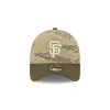 San Francisco Giants Tiger Camo 9FORTY A-Frame Snapback Hat sold by New Era