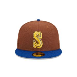 Seattle Mariners Harvest 59FIFTY Fitted Hat sold by New Era