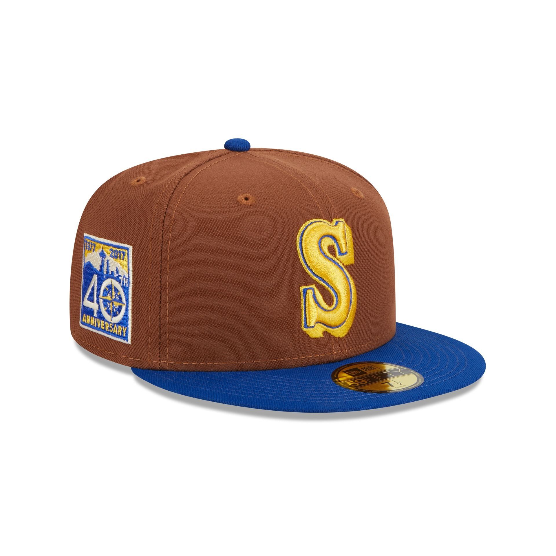 Seattle Mariners Harvest 59FIFTY Fitted Hat sold by New Era