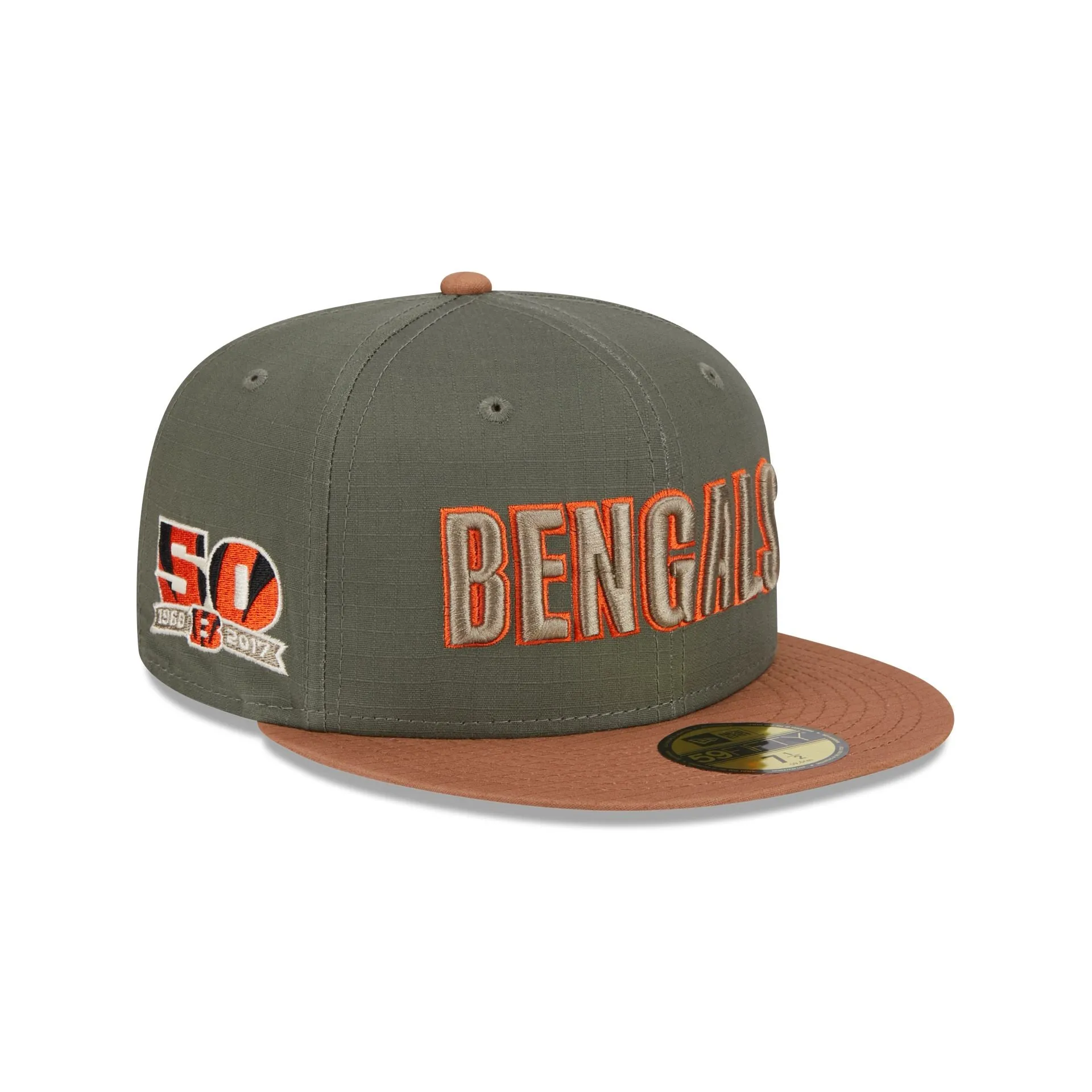 Cincinnati Bengals Ripstop 59FIFTY Fitted Hat sold by New Era
