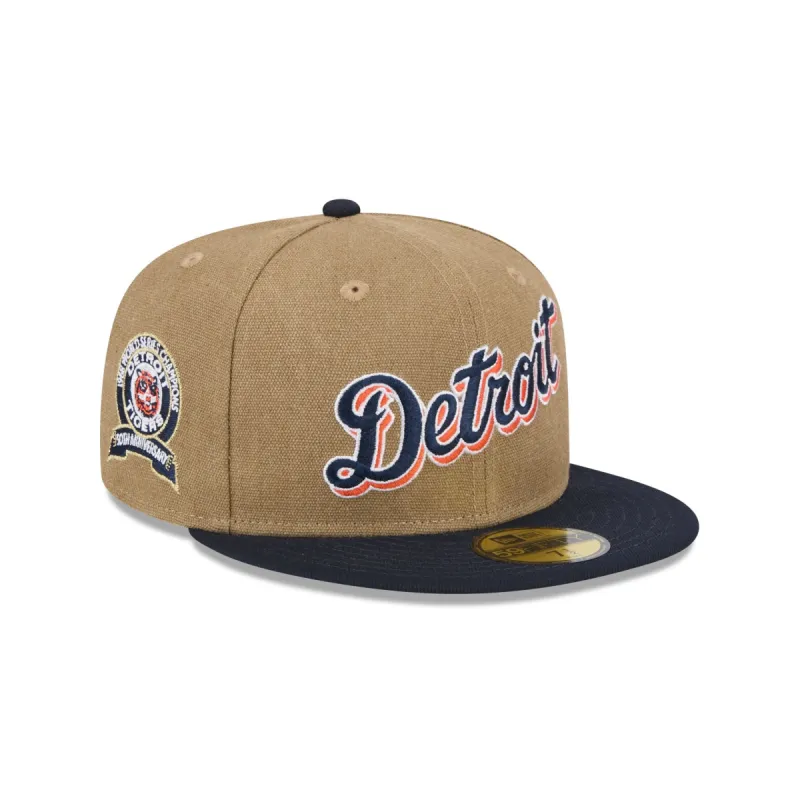 Detroit Tigers Canvas Crown 59FIFTY Fitted Hat sold by New Era