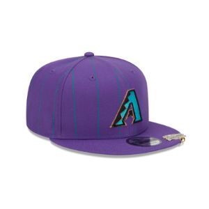 Arizona Diamondbacks Pinstripe Visor Clip 9FIFTY Snapback Hat sold by New Era