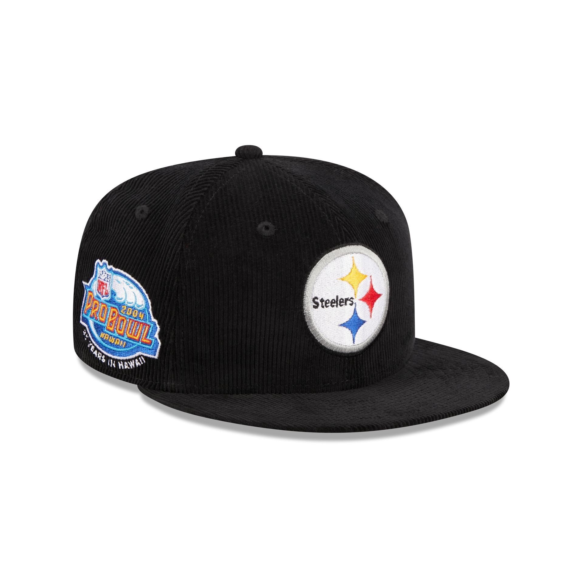 Pittsburgh Steelers Throwback Corduroy 59FIFTY Fitted Hat sold by New Era