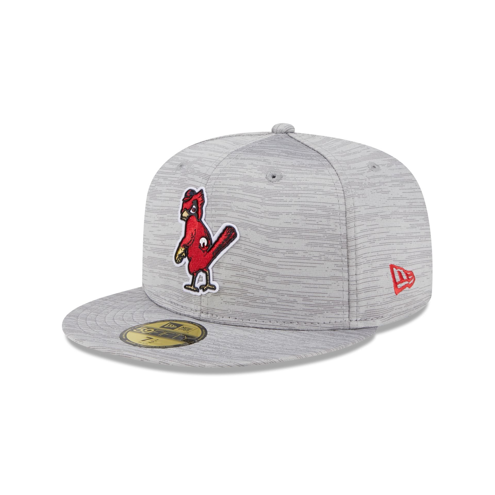 St. Louis Cardinals 2023 Clubhouse Gray 59FIFTY Fitted Hat sold by New Era