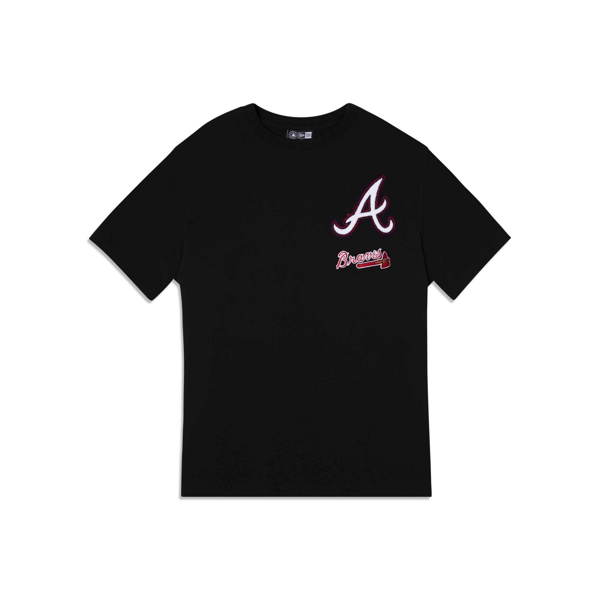 Atlanta Braves Logo Select Black T-Shirt sold by New Era