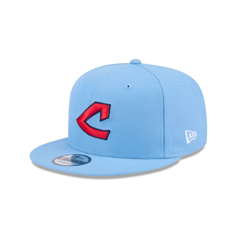 Cleveland Guardians Sky Blue 9FIFTY Snapback Hat sold by New Era