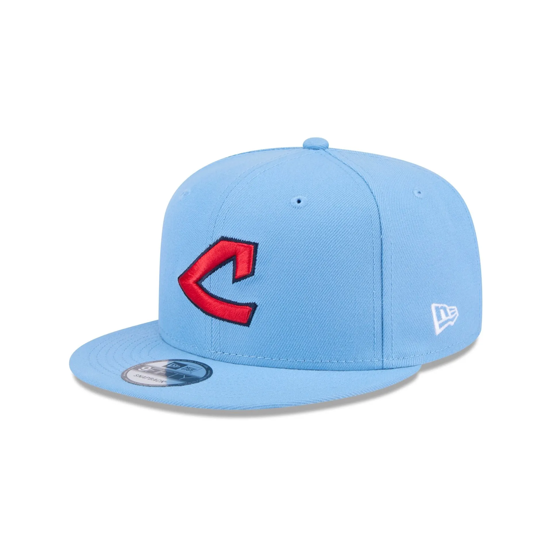 Cleveland Guardians Sky Blue 9FIFTY Snapback Hat sold by New Era