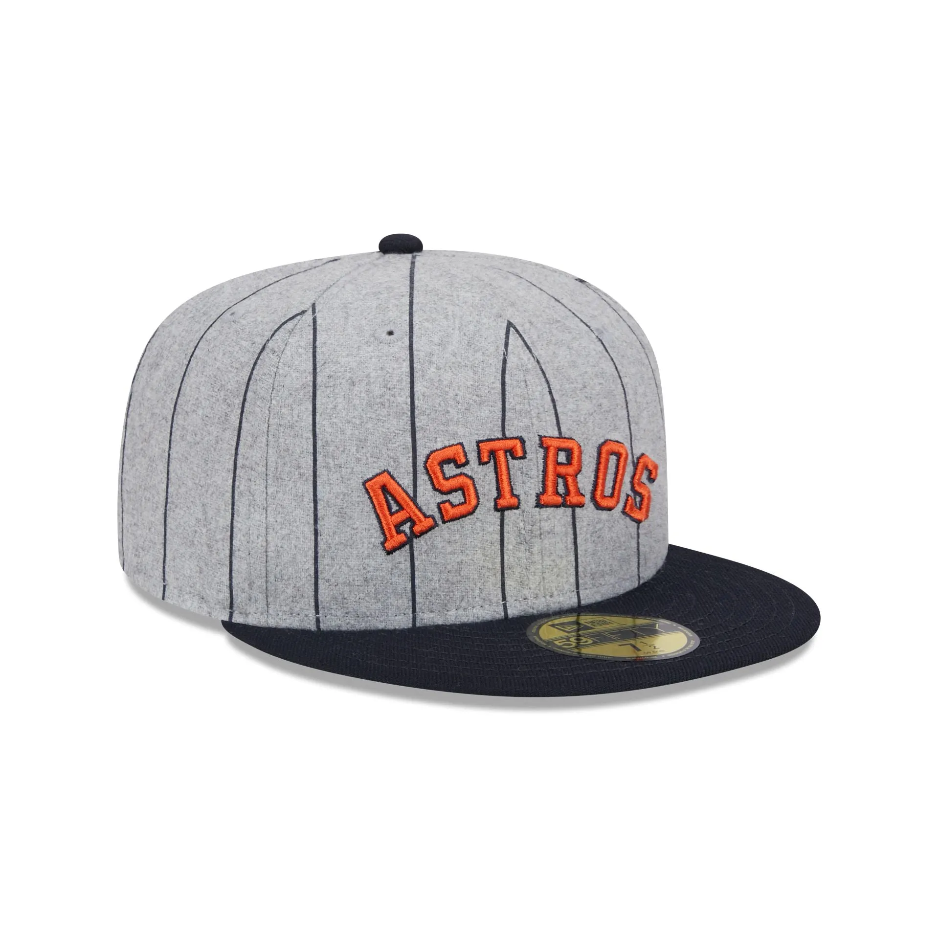 Houston Astros Heather Pinstripe 59FIFTY Fitted Hat sold by New Era product image thumbnail 3