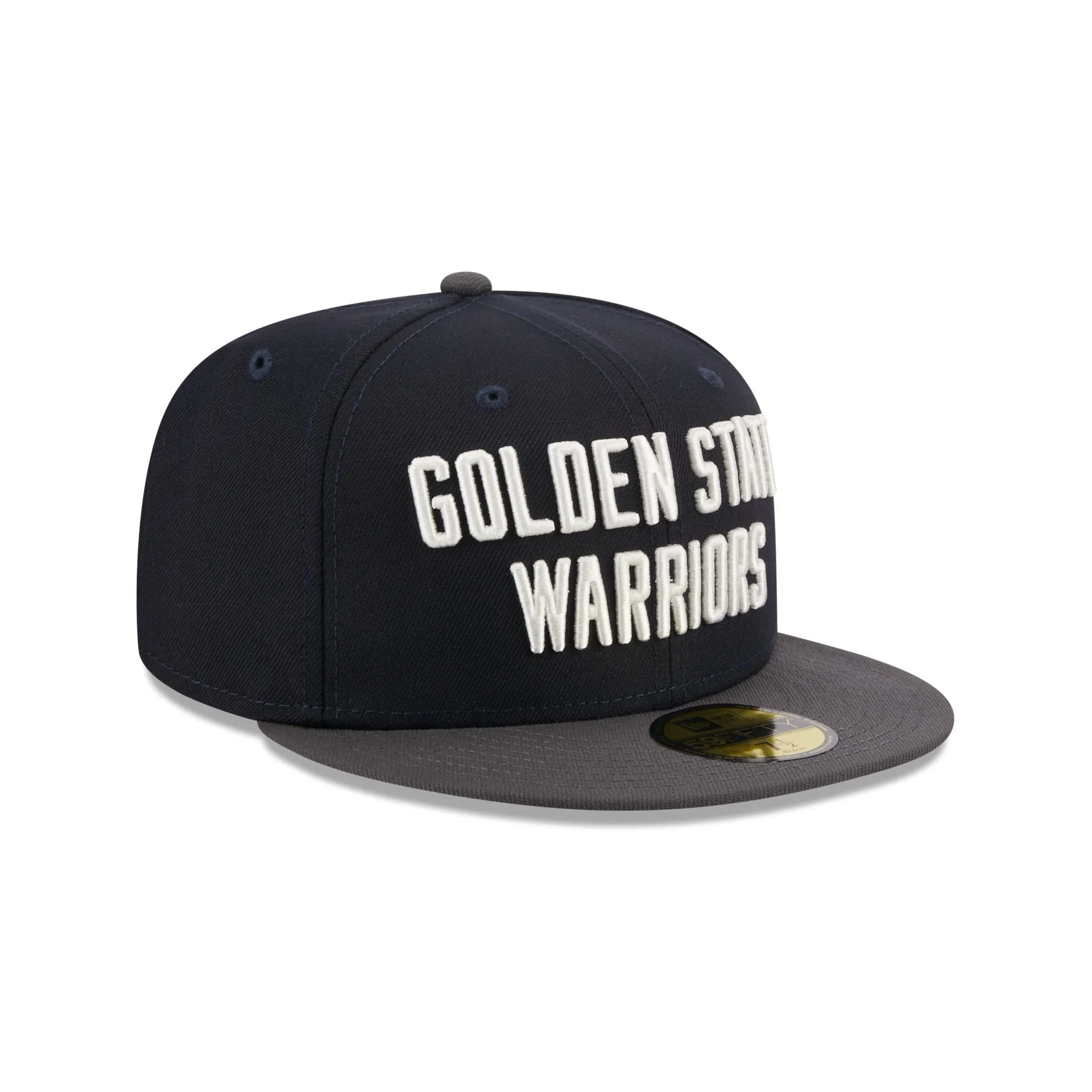 Golden State Warriors Navy Crown 59FIFTY Fitted Hat sold by New Era product image thumbnail 3
