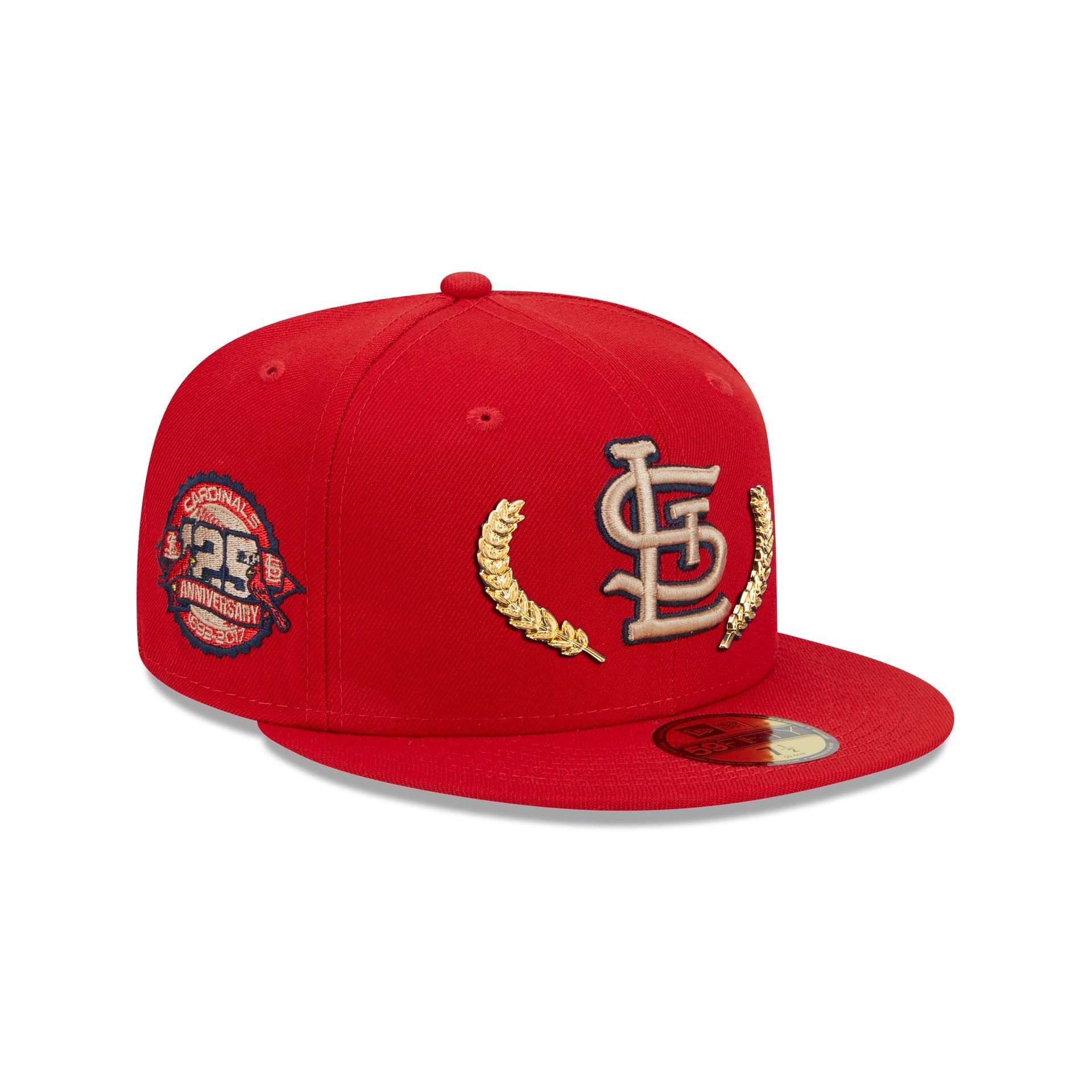 St. Louis Cardinals Gold Leaf 59FIFTY Fitted Hat sold by New Era
