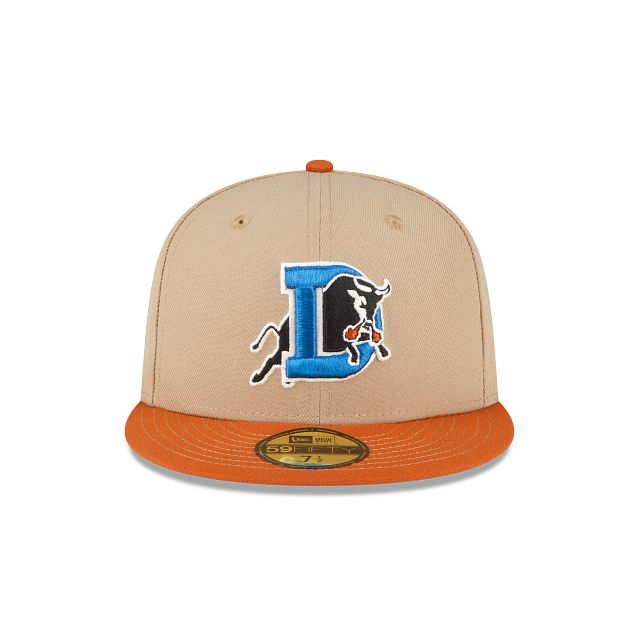 Just Caps Beige Camel Durham Bulls 59FIFTY Fitted Hat sold by New Era product image thumbnail 2
