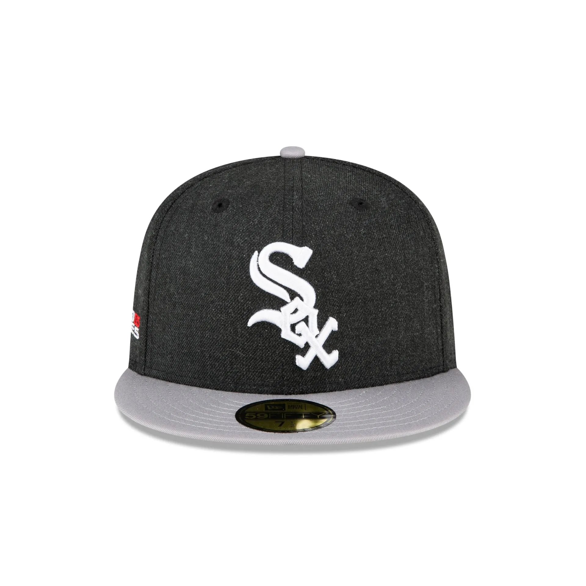 Just Caps Heathered Crown Chicago White Sox 59FIFTY Fitted Hat sold by New Era product image thumbnail 2