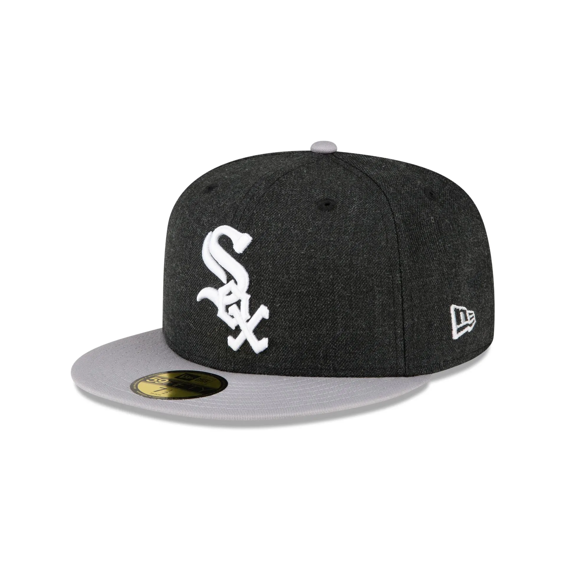 Just Caps Heathered Crown Chicago White Sox 59FIFTY Fitted Hat sold by New Era product image thumbnail 3