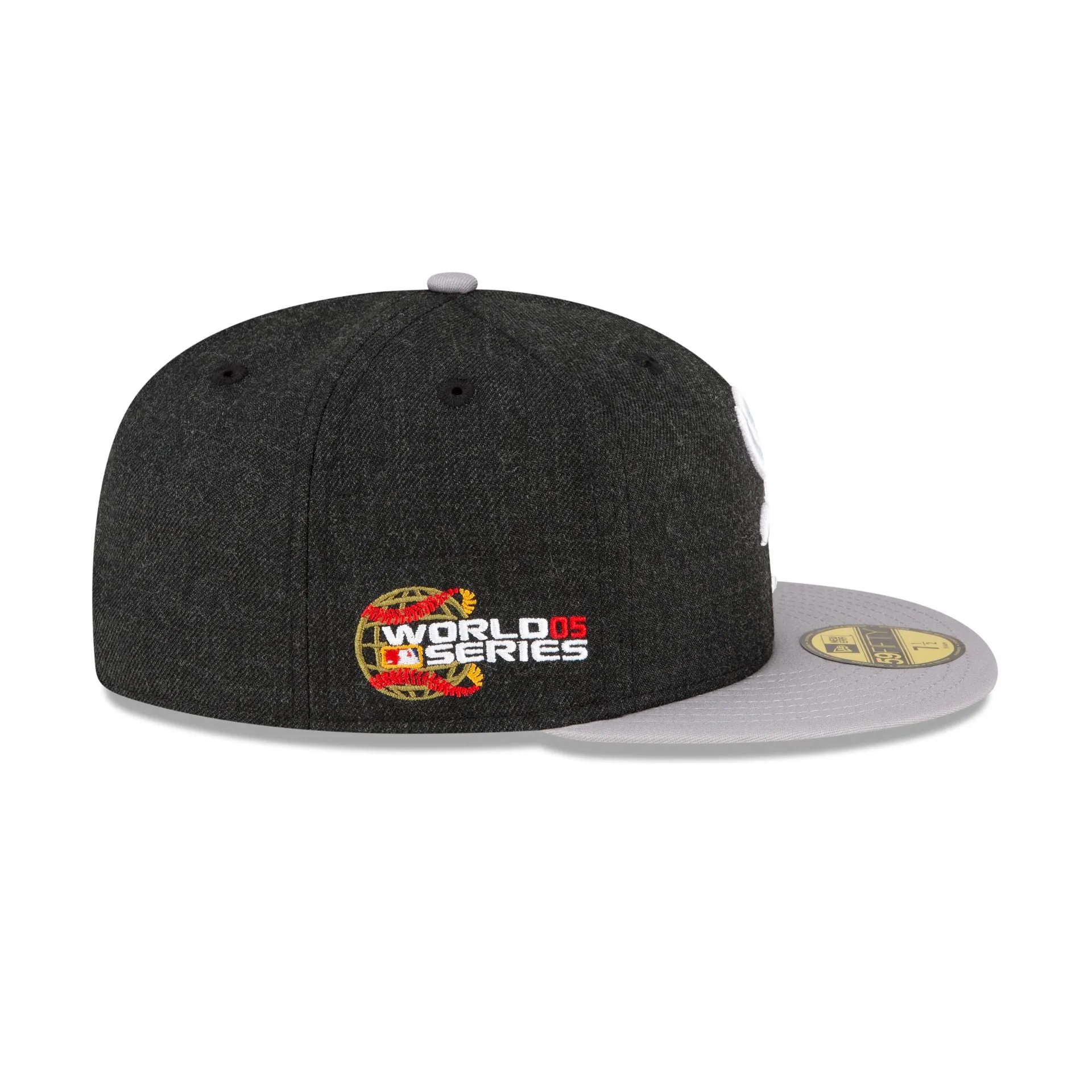 Just Caps Heathered Crown Chicago White Sox 59FIFTY Fitted Hat sold by New Era product image thumbnail 4