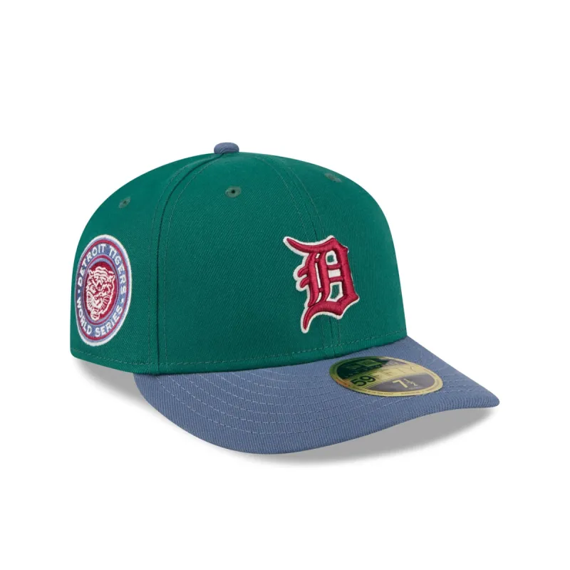Detroit Tigers Green Gemstone Low Profile 59FIFTY Fitted Hat sold by New Era