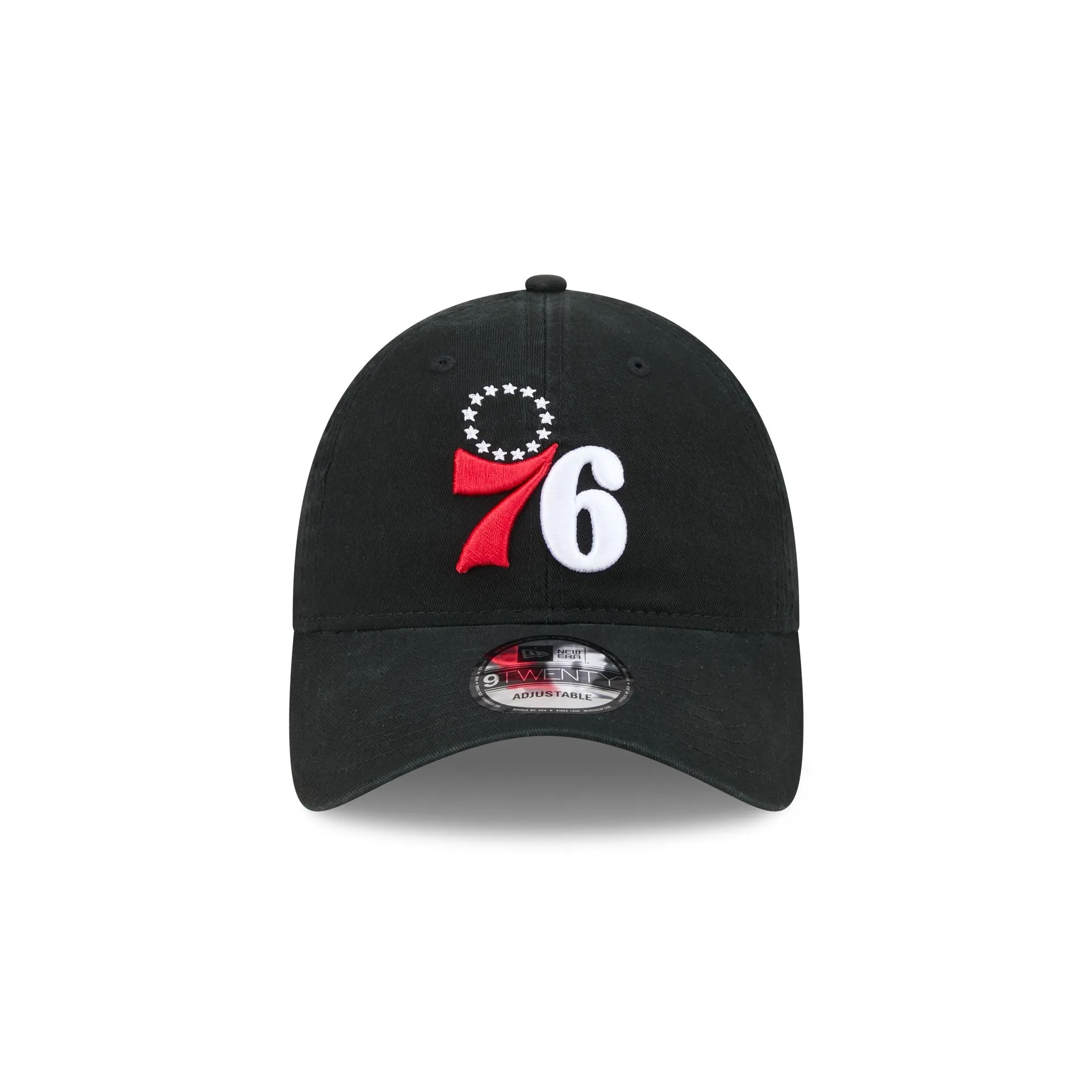Philadelphia 76ers Black 9TWENTY Adjustable Hat sold by New Era product image thumbnail 2