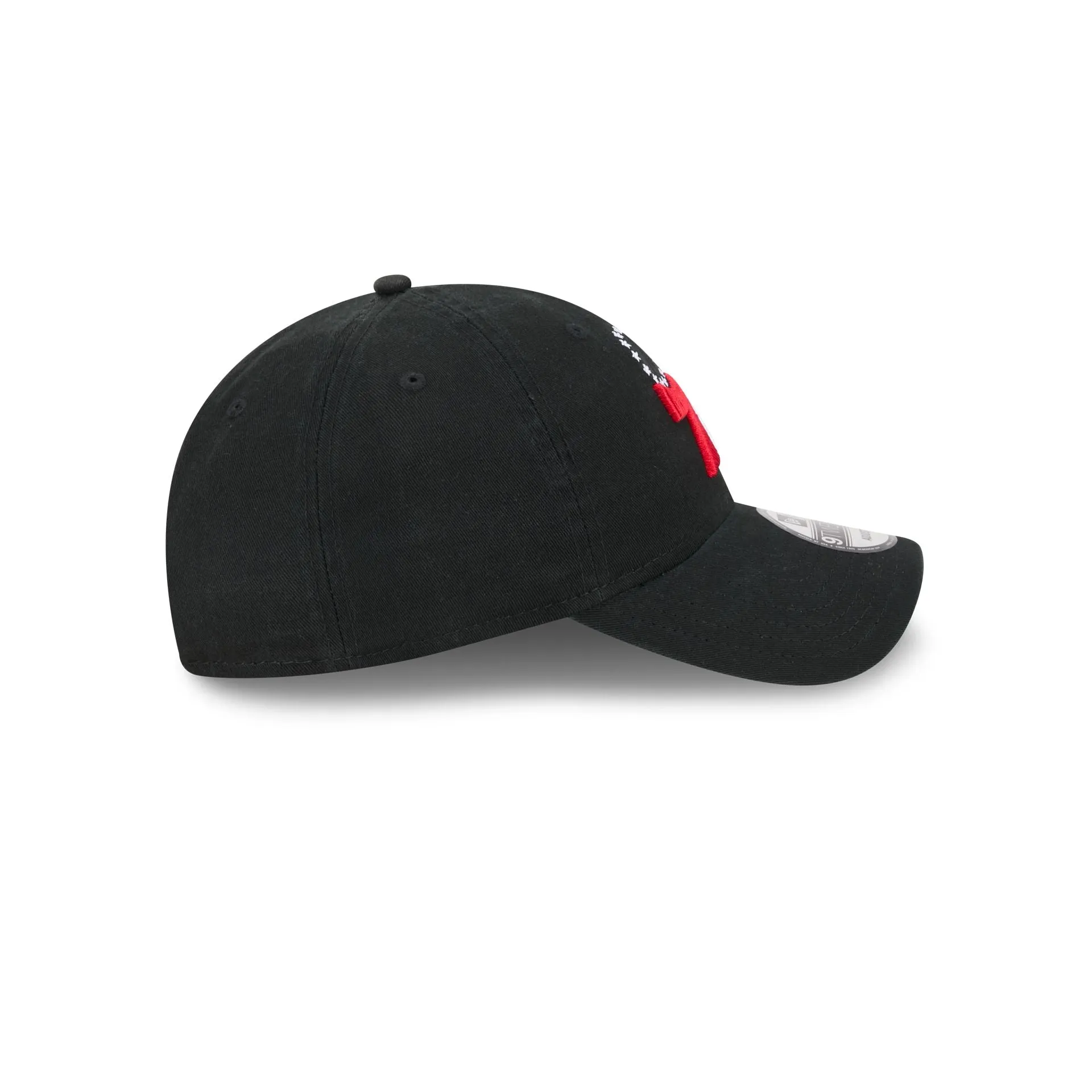 Philadelphia 76ers Black 9TWENTY Adjustable Hat sold by New Era product image thumbnail 5