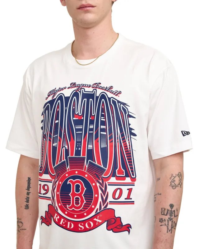 Boston Red Sox Sport Classics White T-Shirt sold by New Era