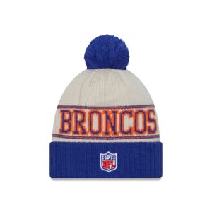 Denver Broncos 2023 Cold Weather Historic Pom Knit Hat sold by New Era