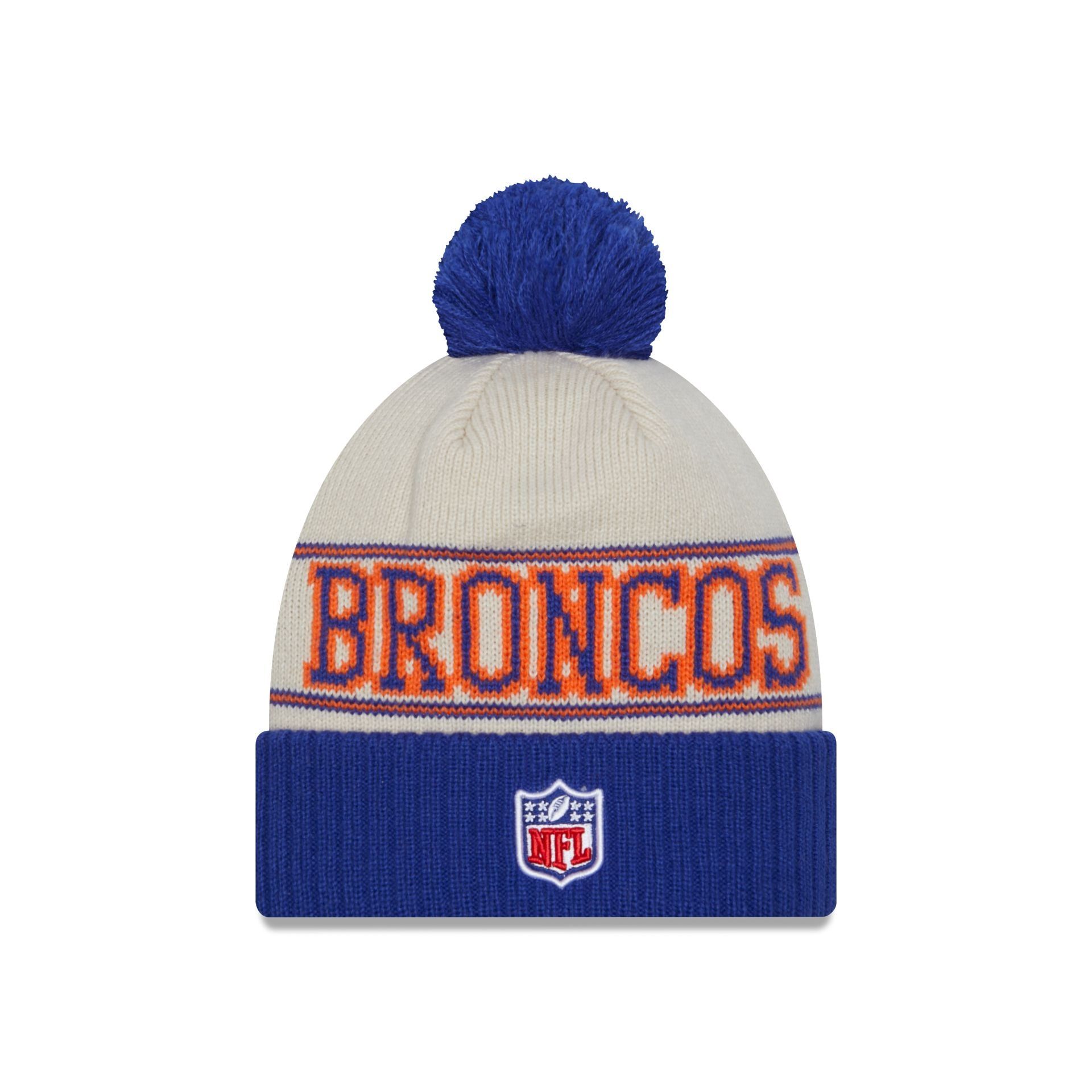 Denver Broncos 2023 Cold Weather Historic Pom Knit Hat sold by New Era product image thumbnail 2
