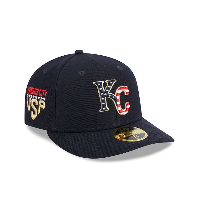 Kansas City Royals Independence Day 2023 Low Profile 59FIFTY Fitted Hat sold by New Era