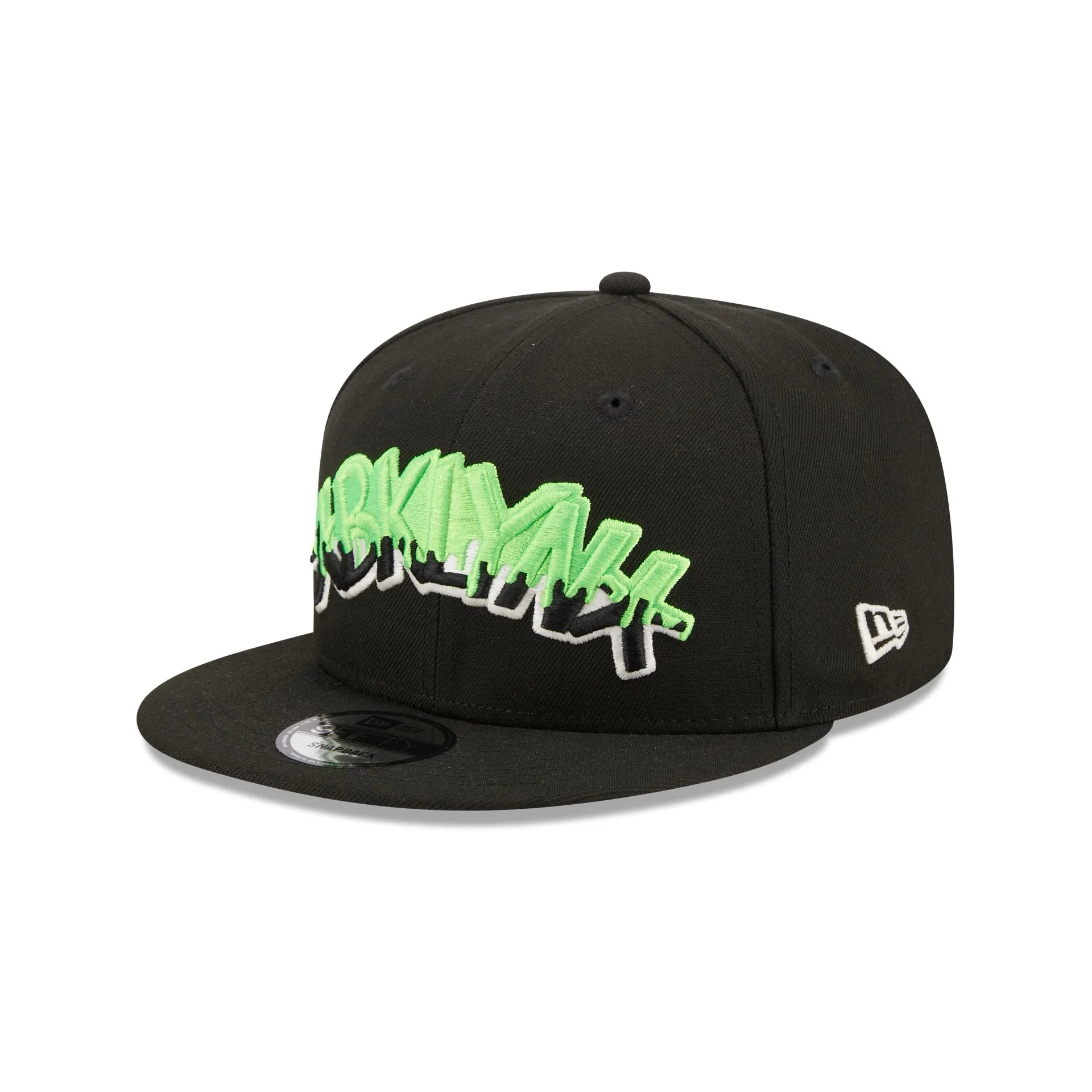 Brooklyn Nets Slime Drip 9FIFTY Snapback Hat sold by New Era product image thumbnail 3