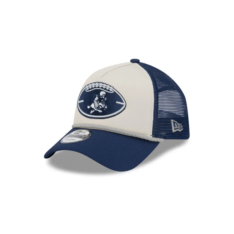 Dallas Cowboys 2024 Historic Sideline 9FORTY A-Frame Snapback Hat sold by New Era