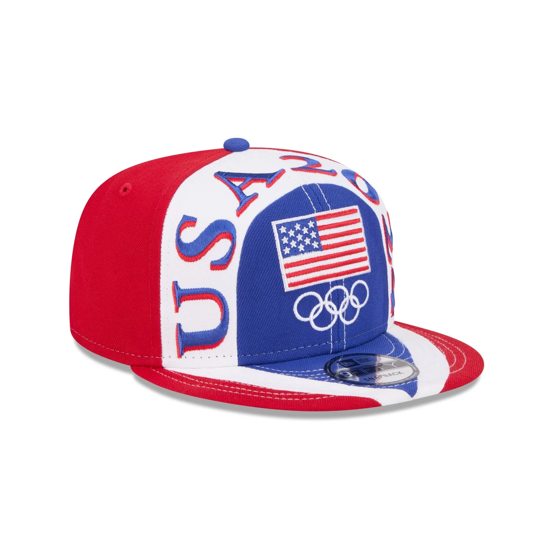 Team USA 2024 Olympics 9FIFTY Snapback Hat sold by New Era product image thumbnail 3