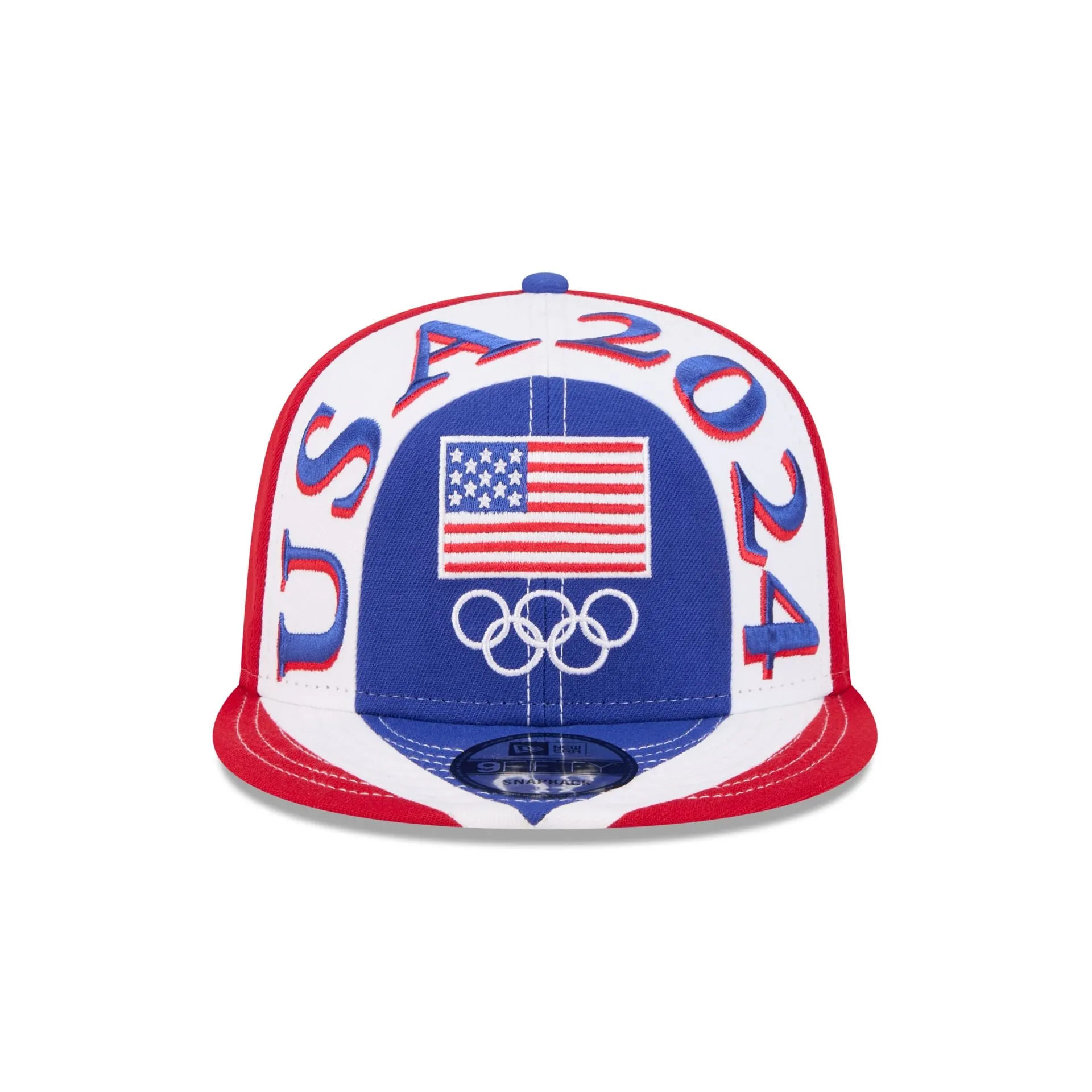Team USA 2024 Olympics 9FIFTY Snapback Hat sold by New Era product image thumbnail 2