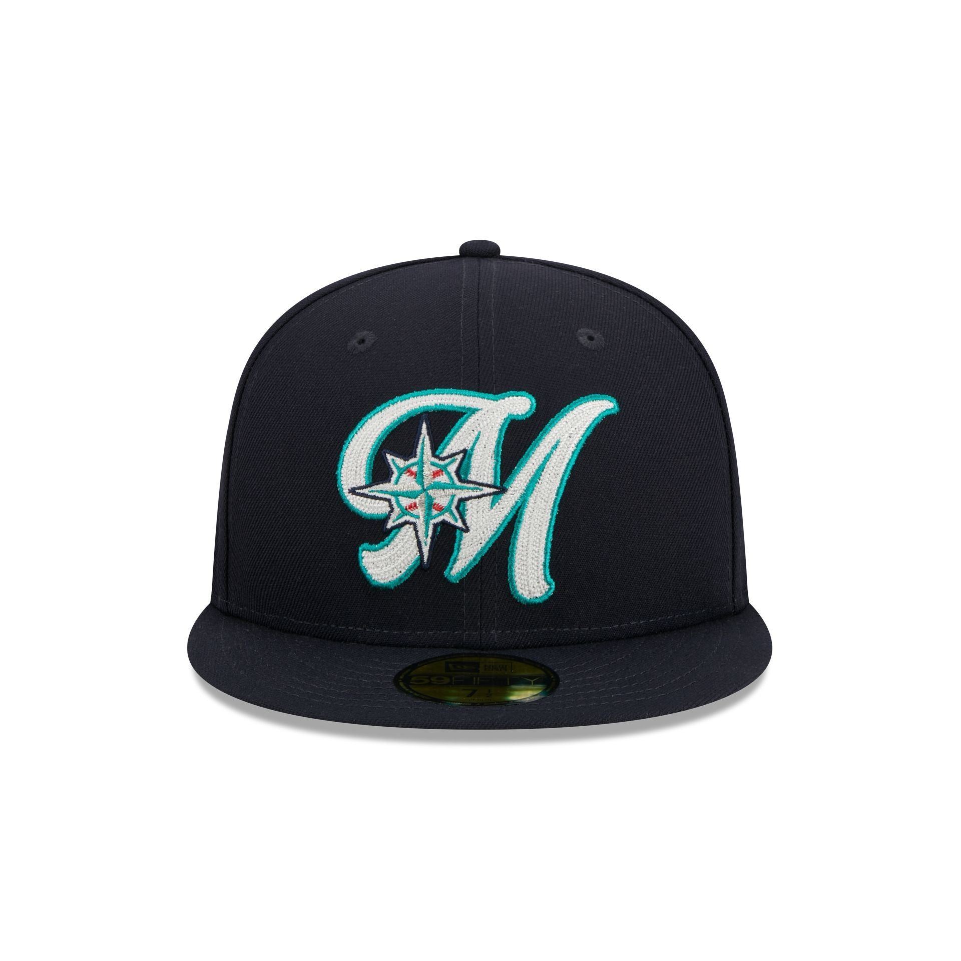 Seattle Mariners Duo Logo 59FIFTY Fitted Hat sold by New Era product image thumbnail 2