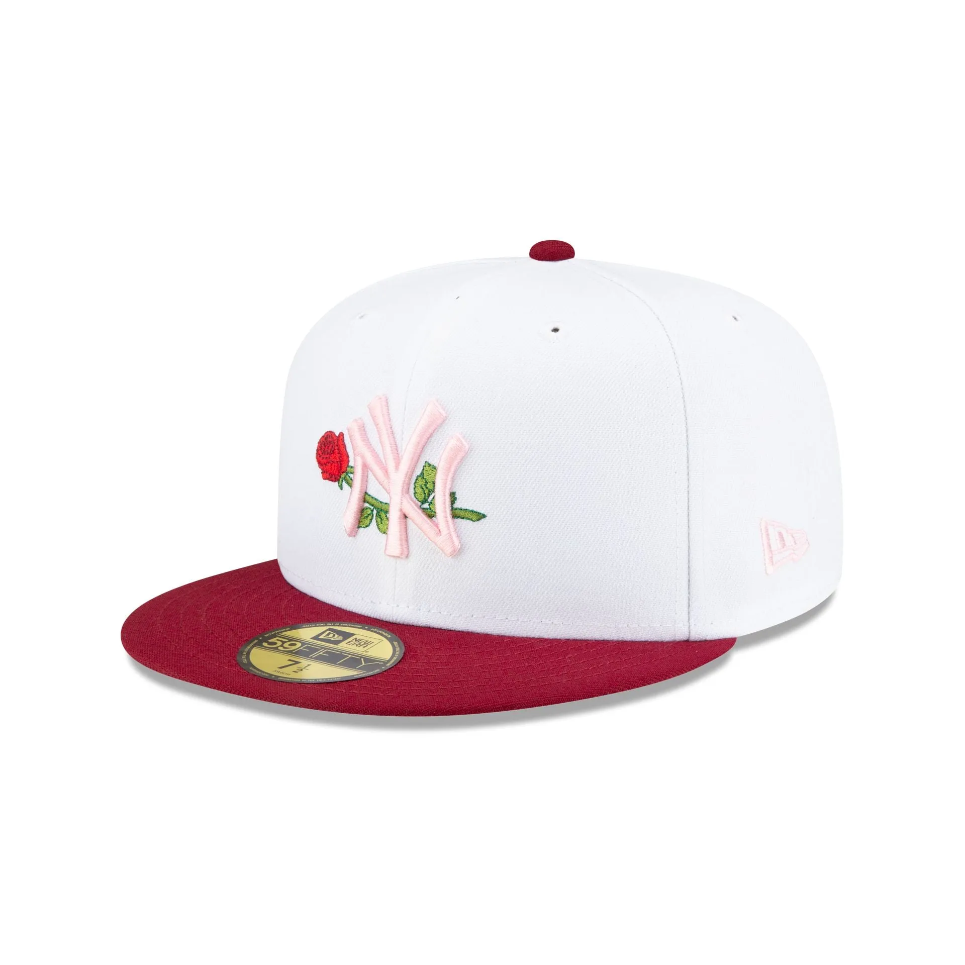 Just Caps Rose Flower New York Yankees 59FIFTY Fitted Hat sold by New Era