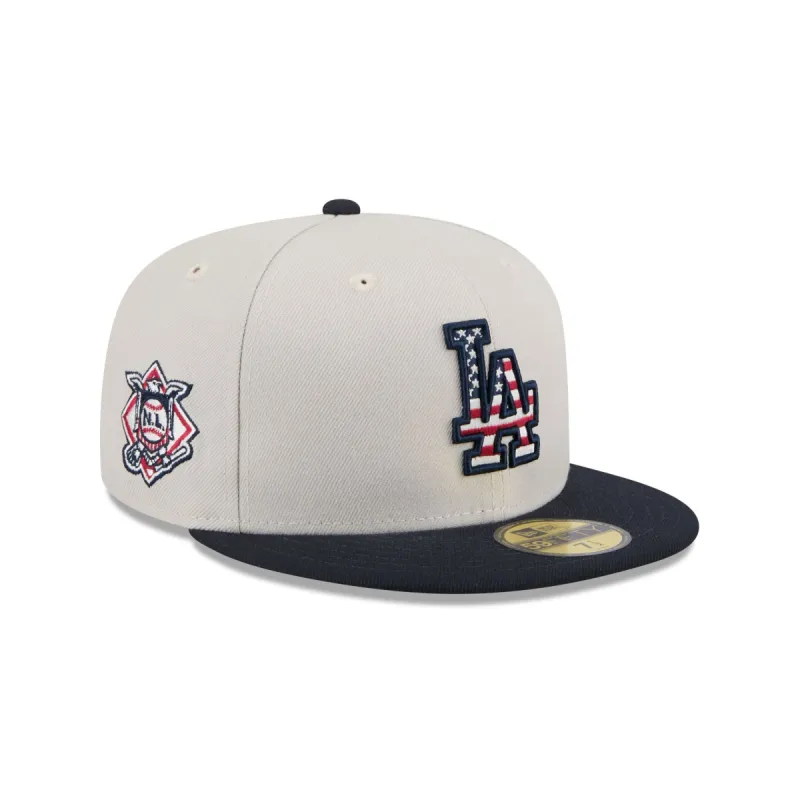 Los Angeles Dodgers Independence Day 2024 59FIFTY Fitted Hat sold by New Era