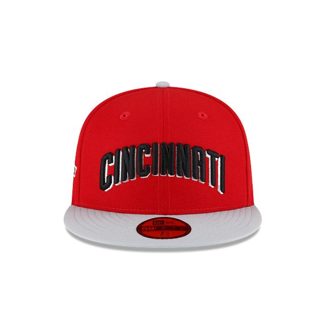 Just Caps Gray Visor Cincinnati Reds 59FIFTY Fitted Hat sold by New Era product image thumbnail 2