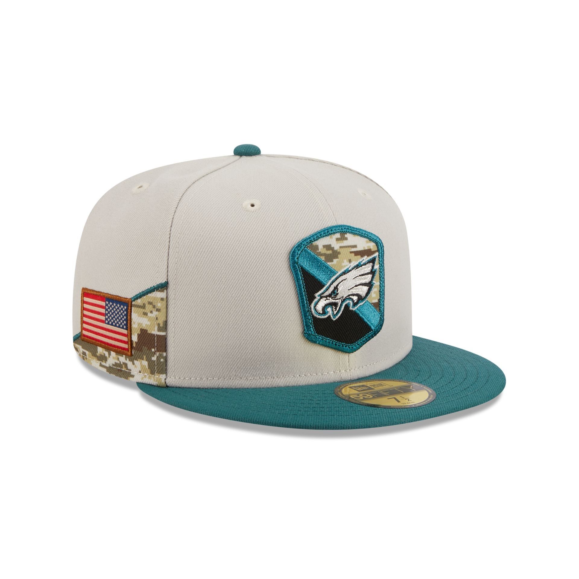 Philadelphia Eagles 2023 Salute to Service 59FIFTY Fitted Hat sold by New Era