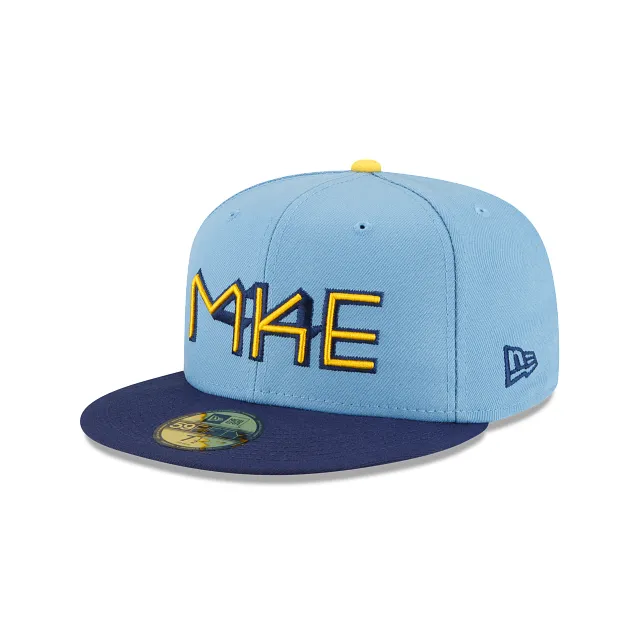 Milwaukee Brewers City Connect 59FIFTY Fitted Hat sold by New Era