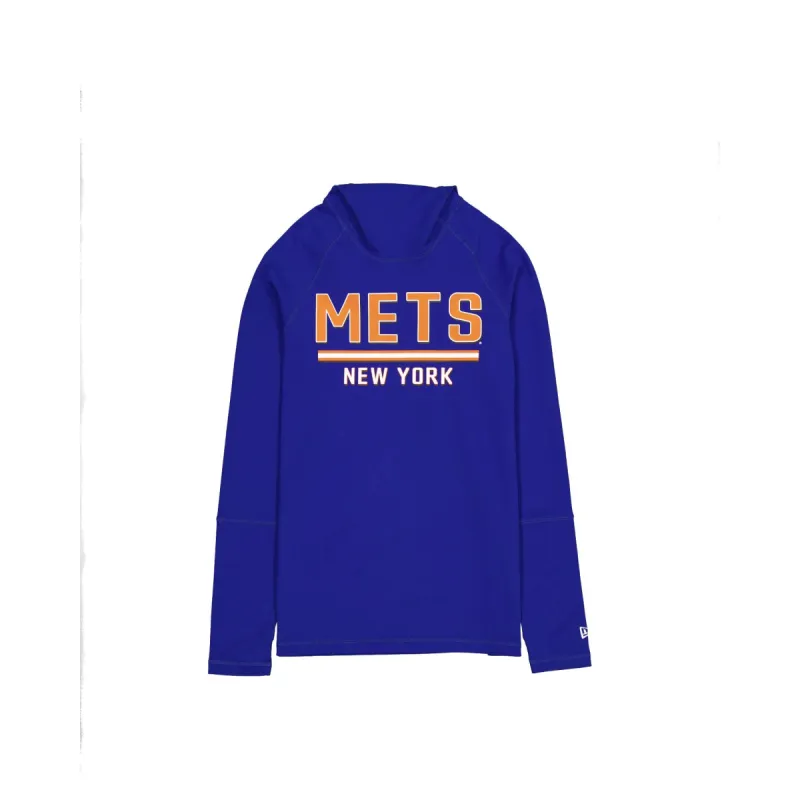 New York Mets Pigment Logo Spicy Mustard Hoodie | Parallel