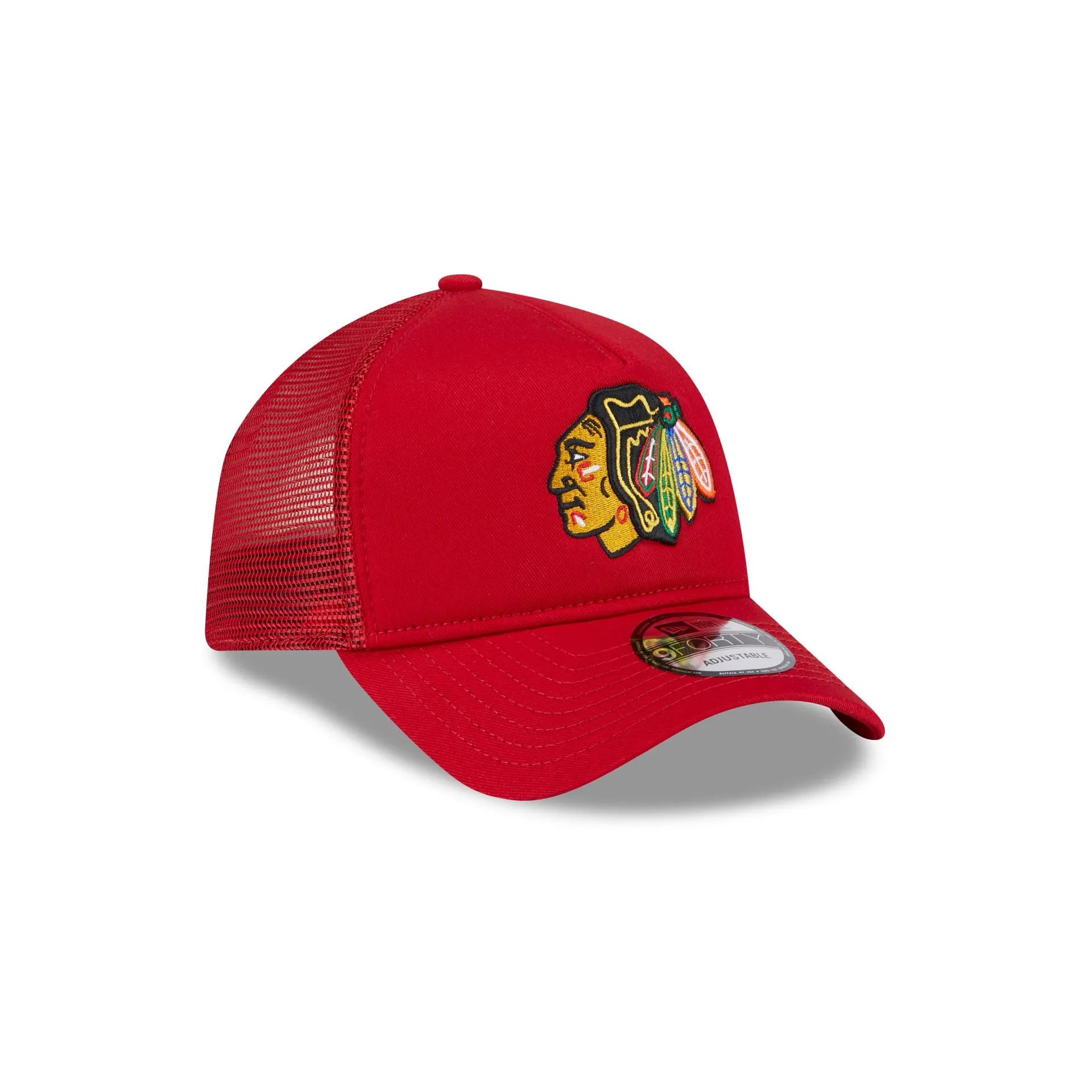 Chicago Blackhawks 9FORTY A-Frame Trucker Hat sold by New Era product image thumbnail 3