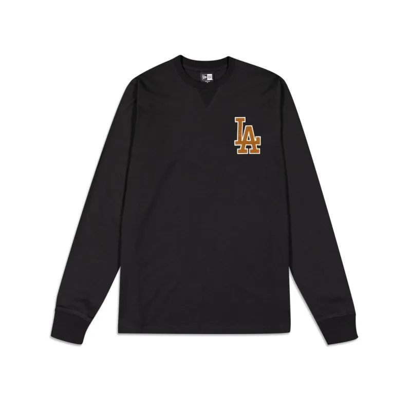 Los Angeles Dodgers Cord Black T-Shirt sold by New Era