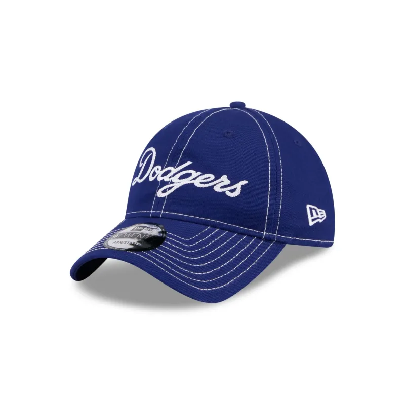 Los Angeles Dodgers Team Stitch 9TWENTY Adjustable Hat sold by New Era