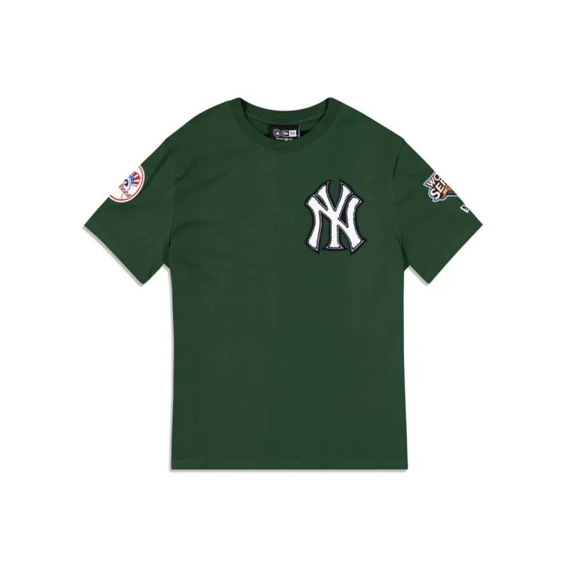 New York Yankees Logo Select Color Flip Brown T-Shirt | Parallel