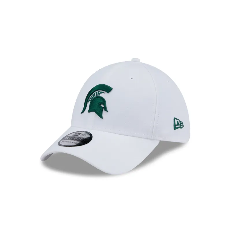 Michigan State Spartans Chrome 39THIRTY Stretch Fit Hat sold by New Era