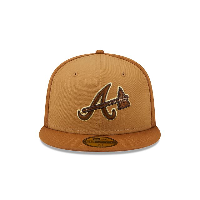 Atlanta Braves Tri-Tone Brown 59FIFTY Fitted Hat sold by New Era product image thumbnail 2