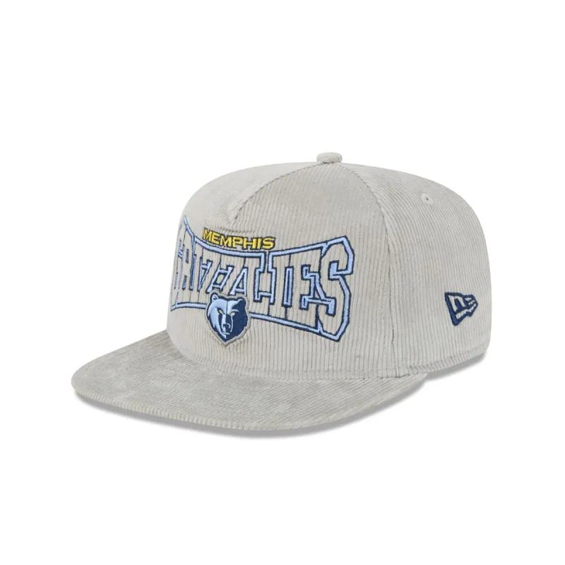 Memphis Grizzlies Gray Cord Golfer Hat sold by New Era