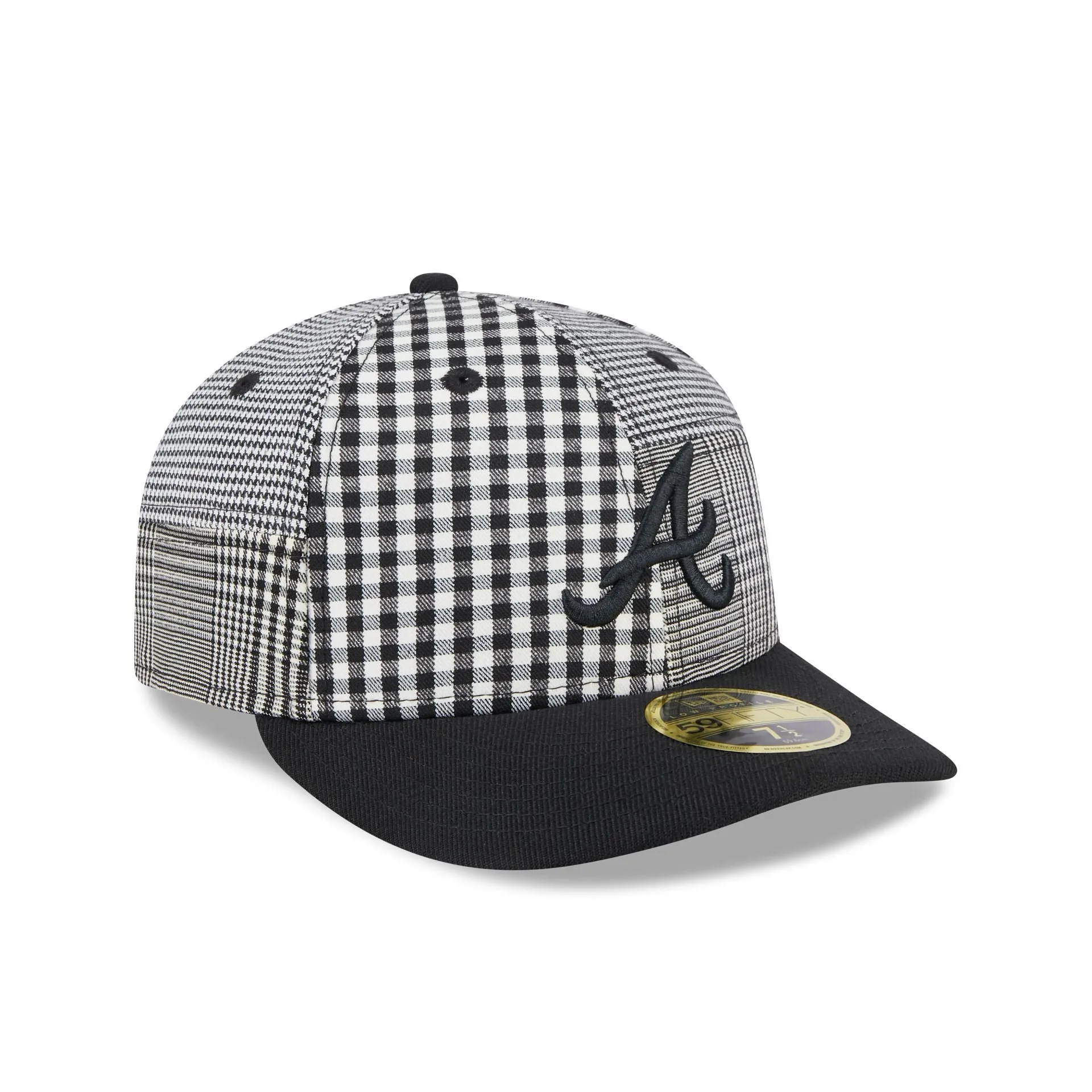 Atlanta Braves Patch Plaid Low Profile 59FIFTY Fitted Hat sold by New Era product image thumbnail 3