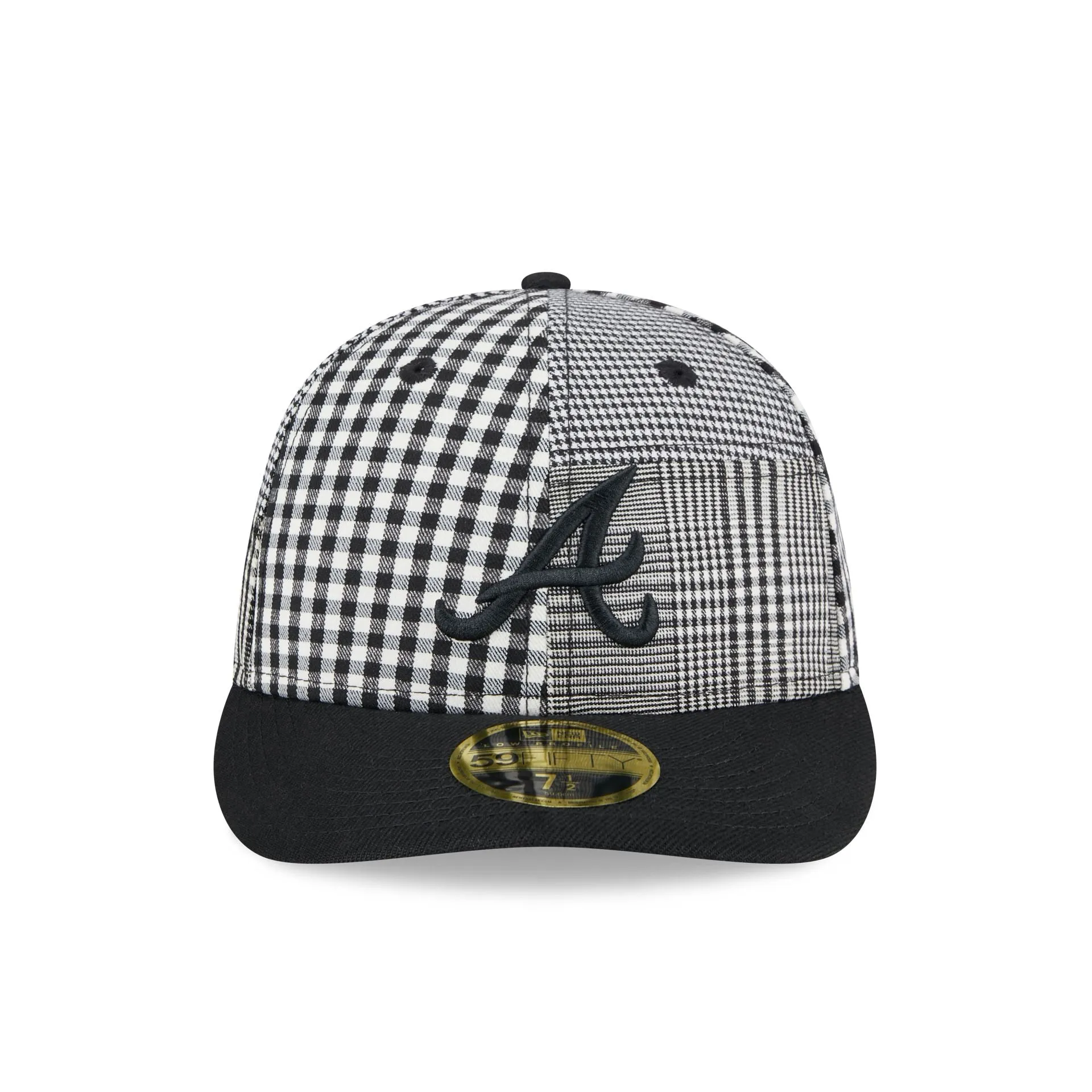 Atlanta Braves Patch Plaid Low Profile 59FIFTY Fitted Hat sold by New Era product image thumbnail 2