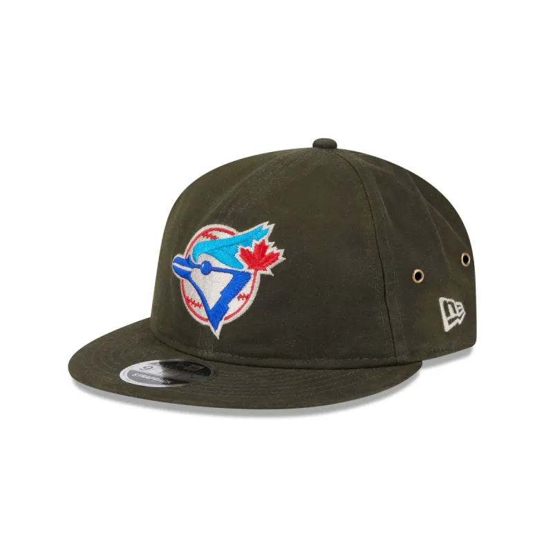 Toronto Blue Jays Rifle Green Retro Crown 9FIFTY Adjustable Hat sold by New Era