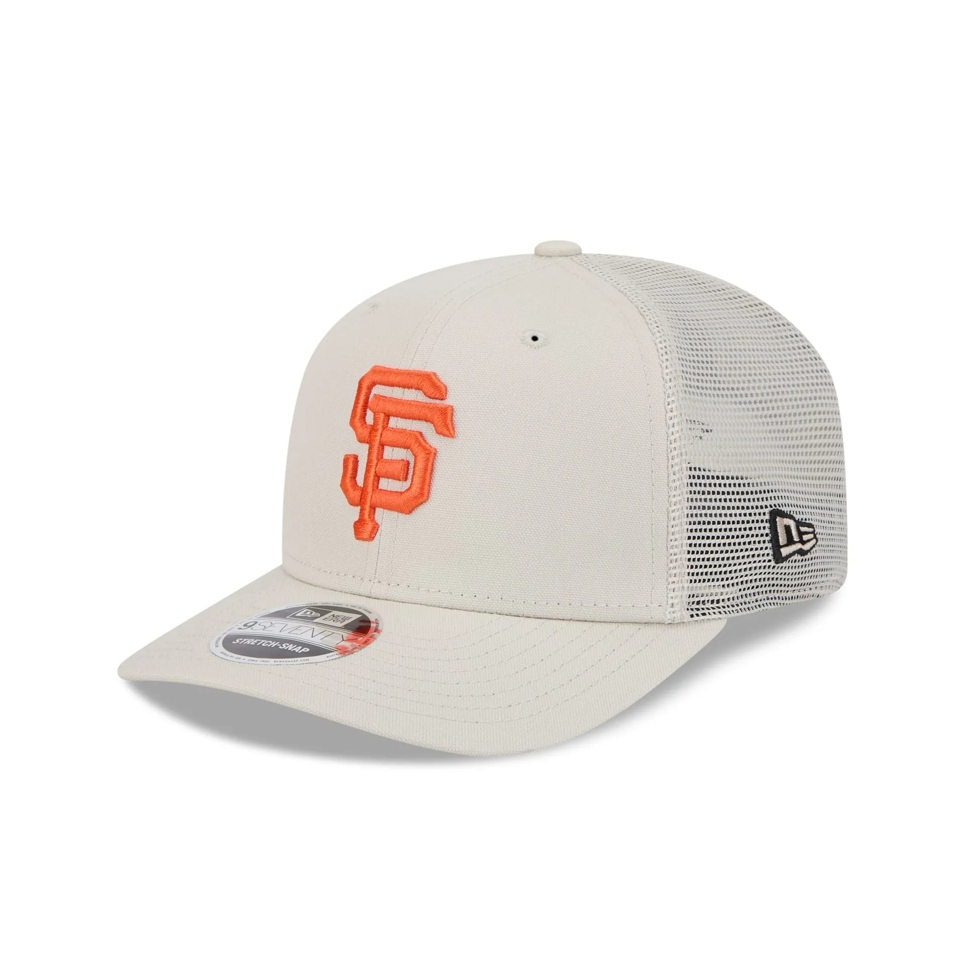 San Francisco Giants Canvas 9SEVENTY Trucker Hat sold by New Era