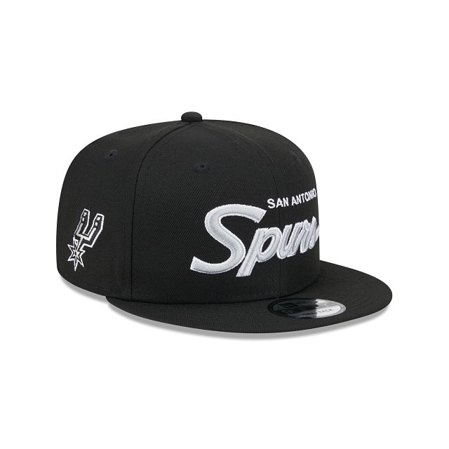 San Antonio Spurs Script 9FIFTY Snapback Hat sold by New Era