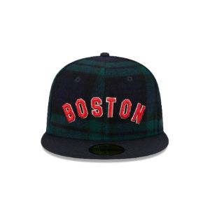 Boston Red Sox Plaid 59FIFTY Fitted Hat sold by New Era